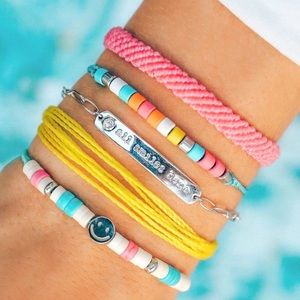 charli damelio x puravida bracelet set